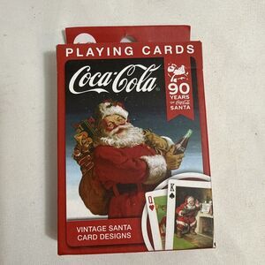 90 Years Of Coca-Cola Santa Playing Cards Standard Deck New Vintage Designs